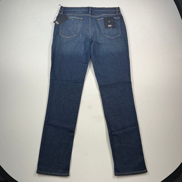 Hudson Ash Slim Jeans Mens 31 x 33 Dark Wash Mid-Rise Denim Stretch $129‎ - Picture 3 of 9